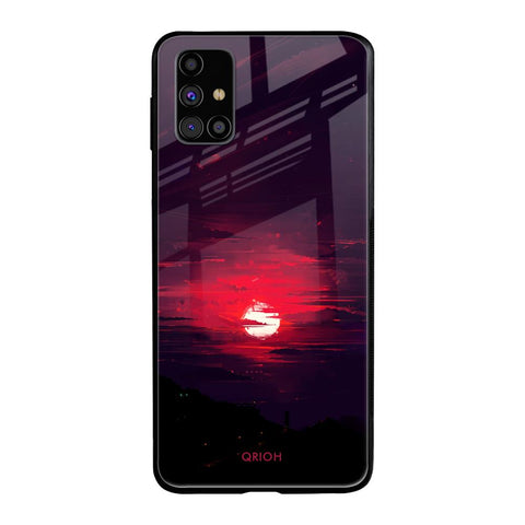 Morning Red Sky Samsung Galaxy M31s Glass Cases & Covers Online