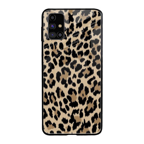 Leopard Seamless Samsung Galaxy M31s Glass Cases & Covers Online