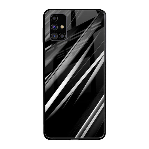 Black & Grey Gradient Samsung Galaxy M31s Glass Cases & Covers Online