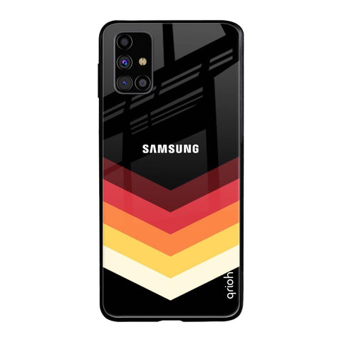 Abstract Arrow Pattern Samsung Galaxy M31s Glass Cases & Covers Online