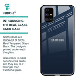 Overshadow Blue Glass Case For Samsung Galaxy M31s