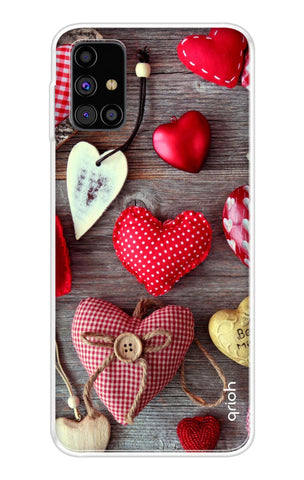 Valentine Hearts Samsung Galaxy M31s Back Cover