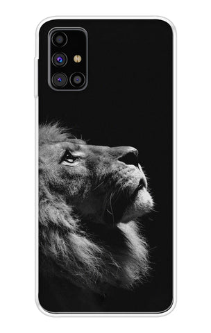 Lion Looking to Sky Samsung Galaxy M31s Back Cover