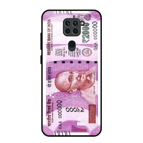 Stock Out Currency Redmi Note 9 Glass Back Cover Online