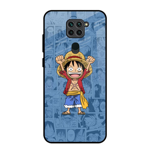 Chubby Anime Redmi Note 9 Glass Back Cover Online