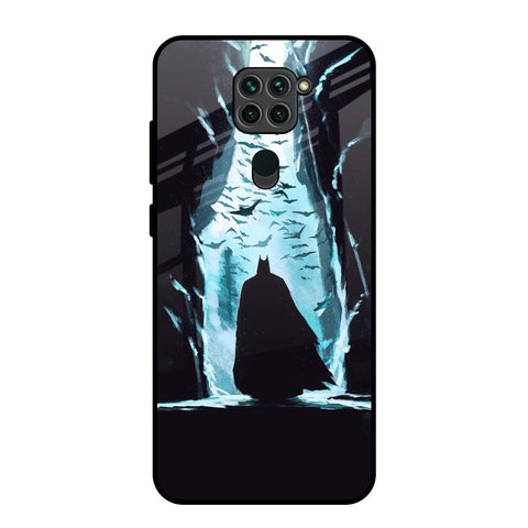 Dark Man In Cave Redmi Note 9 Glass Back Cover Online