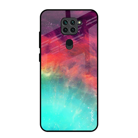 Colorful Aura Redmi Note 9 Glass Back Cover Online
