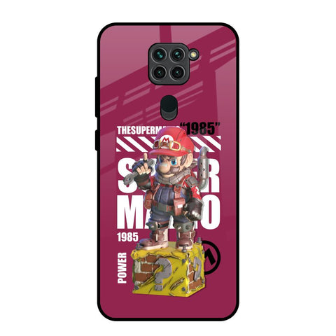 Gangster Hero Redmi Note 9 Glass Back Cover Online