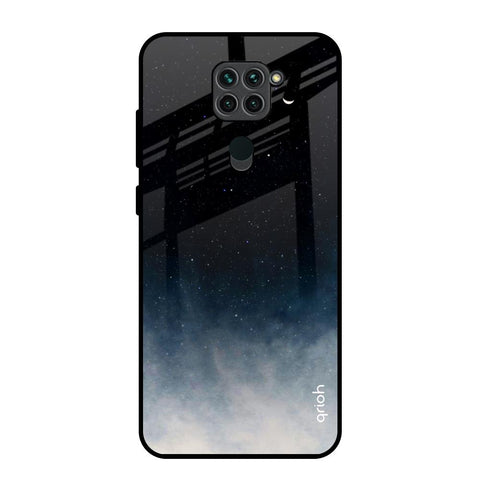 Black Aura Redmi Note 9 Glass Back Cover Online