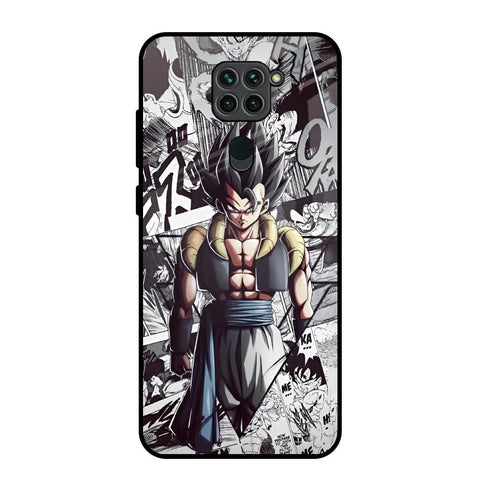 Dragon Anime Art Redmi Note 9 Glass Back Cover Online