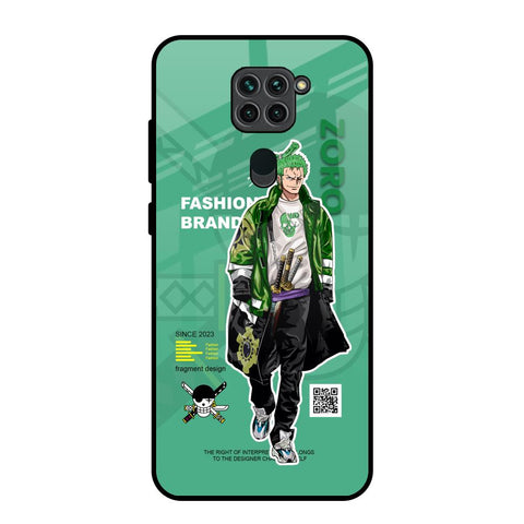 Zoro Bape Redmi Note 9 Glass Back Cover Online