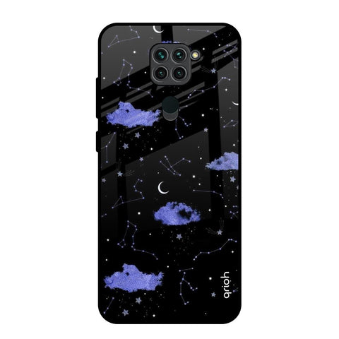 Constellations Redmi Note 9 Glass Back Cover Online