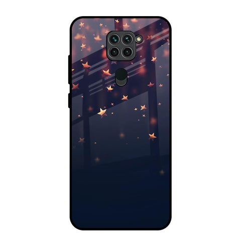 Falling Stars Redmi Note 9 Glass Back Cover Online