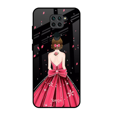 Fashion Princess Redmi Note 9 Glass Back Cover Online