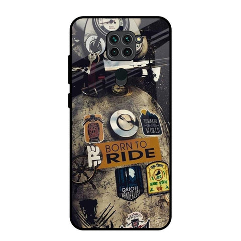 Ride Mode On Redmi Note 9 Glass Back Cover Online