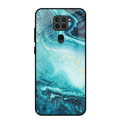Sea Water Redmi Note 9 Glass Back Cover Online