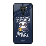 Struggling Panda Redmi Note 9 Glass Back Cover Online