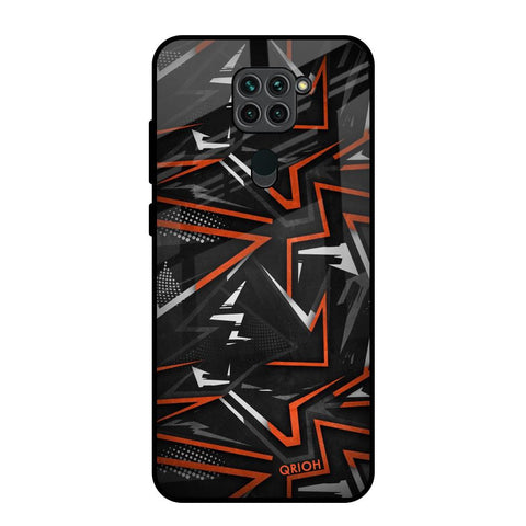 Vector Art Redmi Note 9 Glass Back Cover Online