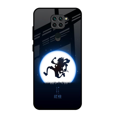 Luffy Nika Redmi Note 9 Glass Back Cover Online