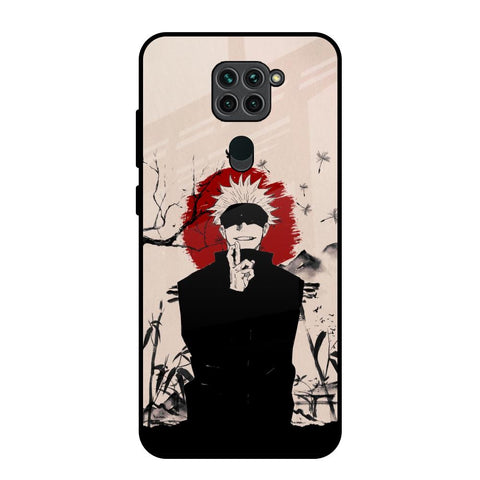 Manga Series Redmi Note 9 Glass Back Cover Online