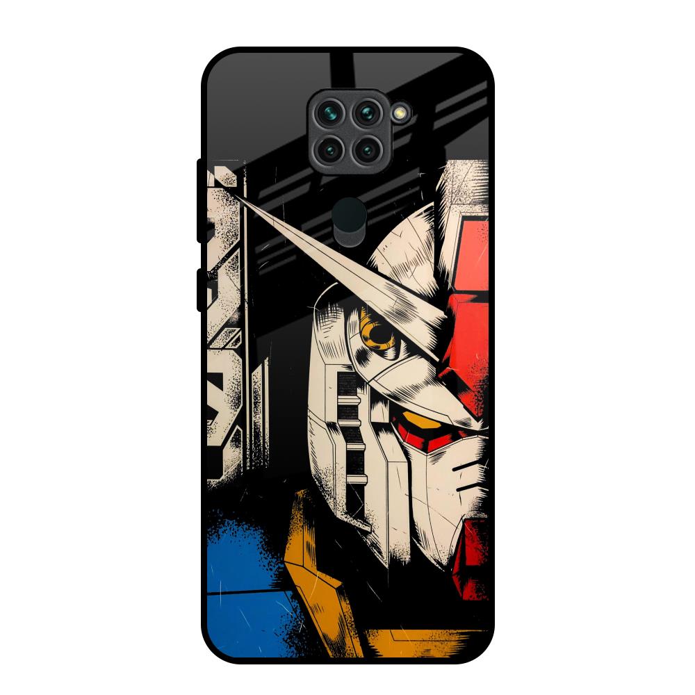 Transformer Art Redmi Note 9 Glass Back Cover Online