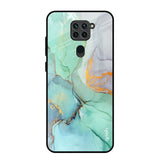Green Marble Redmi Note 9 Glass Back Cover Online