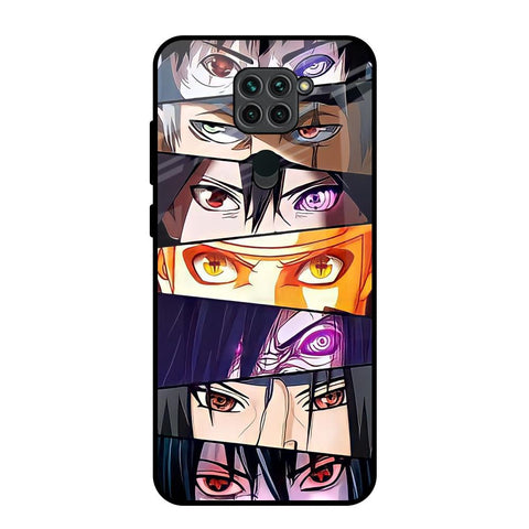 Anime Eyes Redmi Note 9 Glass Back Cover Online