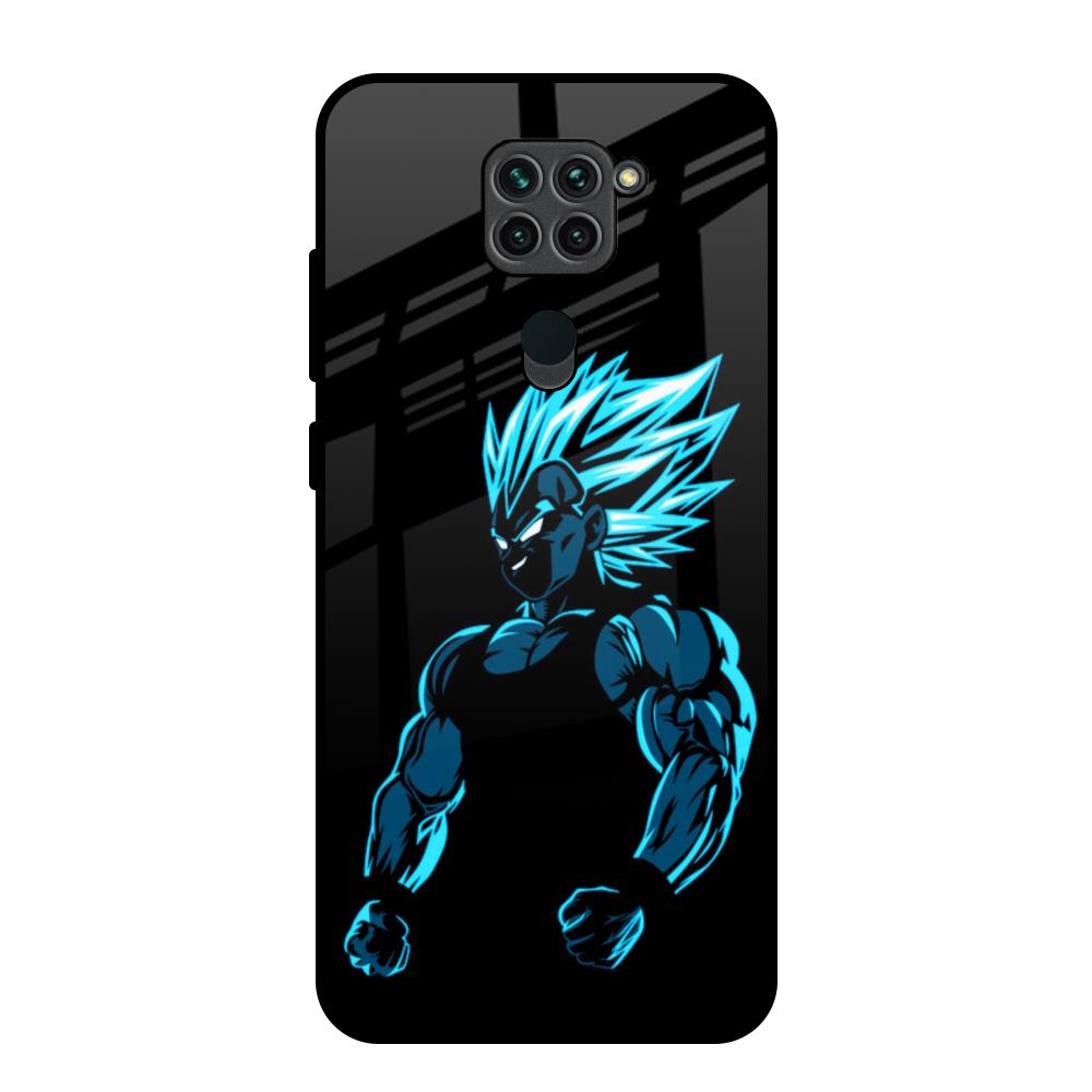 Pumped Up Anime Redmi Note 9 Glass Back Cover Online