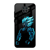 Pumped Up Anime Redmi Note 9 Glass Back Cover Online