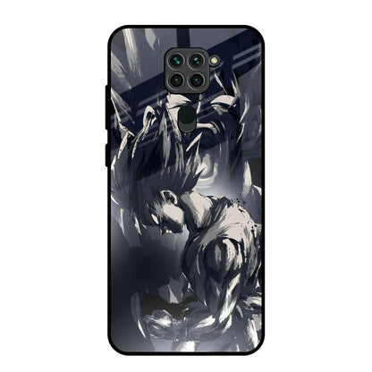 Sketch Art DB Redmi Note 9 Glass Back Cover Online