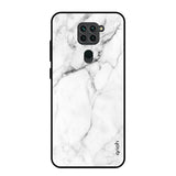Modern White Marble Redmi Note 9 Glass Back Cover Online
