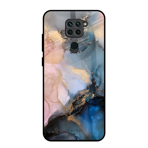 Marble Ink Abstract Redmi Note 9 Glass Back Cover Online