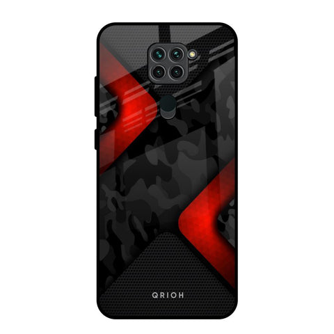 Modern Camo Abstract Redmi Note 9 Glass Back Cover Online
