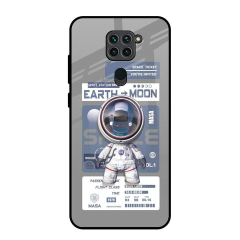 Space Flight Pass Redmi Note 9 Glass Back Cover Online
