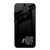 Push Your Self Redmi Note 9 Glass Back Cover Online
