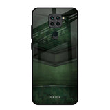 Green Leather Redmi Note 9 Glass Back Cover Online