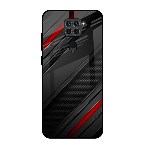 Modern Abstract Redmi Note 9 Glass Back Cover Online