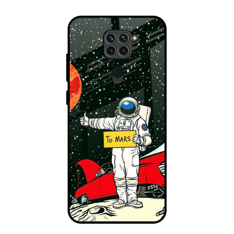 Astronaut on Mars Redmi Note 9 Glass Back Cover Online
