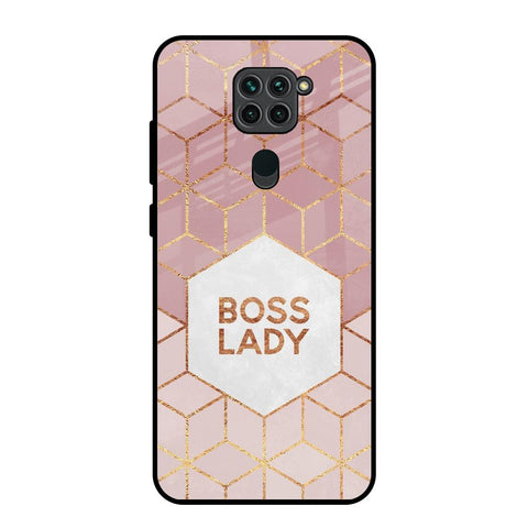 Boss Lady Redmi Note 9 Glass Back Cover Online