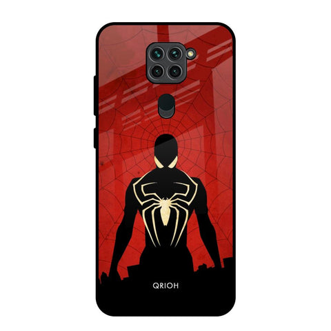 Mighty Superhero Redmi Note 9 Glass Back Cover Online