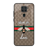 Blind For Love Redmi Note 9 Glass Back Cover Online
