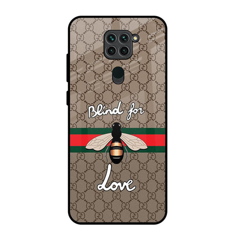 Blind For Love Redmi Note 9 Glass Back Cover Online
