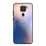 Blue Mauve Gradient Redmi Note 9 Glass Back Cover Online