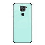 Teal Redmi Note 9 Glass Back Cover Online