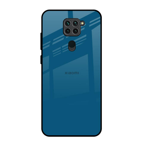 Cobalt Blue Redmi Note 9 Glass Back Cover Online