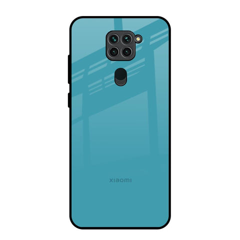 Oceanic Turquiose Redmi Note 9 Glass Back Cover Online