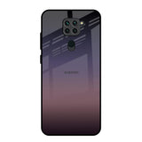 Grey Ombre Redmi Note 9 Glass Back Cover Online