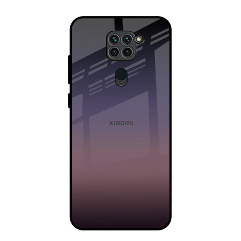 Grey Ombre Redmi Note 9 Glass Back Cover Online