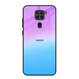 Unicorn Pattern Redmi Note 9 Glass Back Cover Online