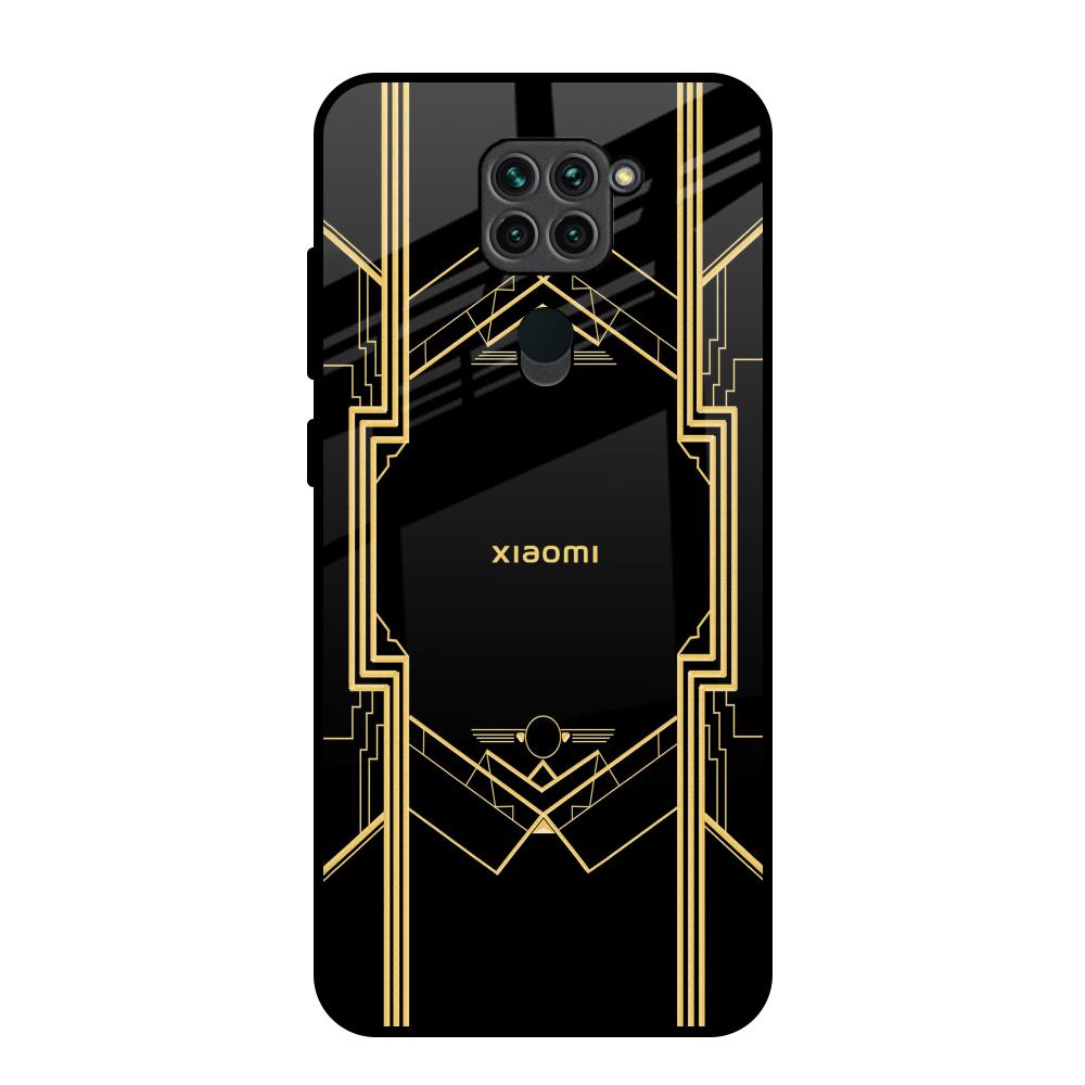Sacred Logo Redmi Note 9 Glass Back Cover Online